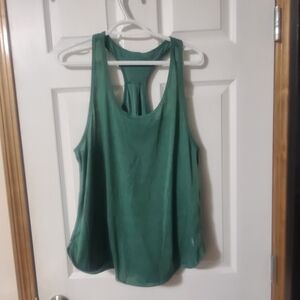 Women’s Green Racerback Tank Top